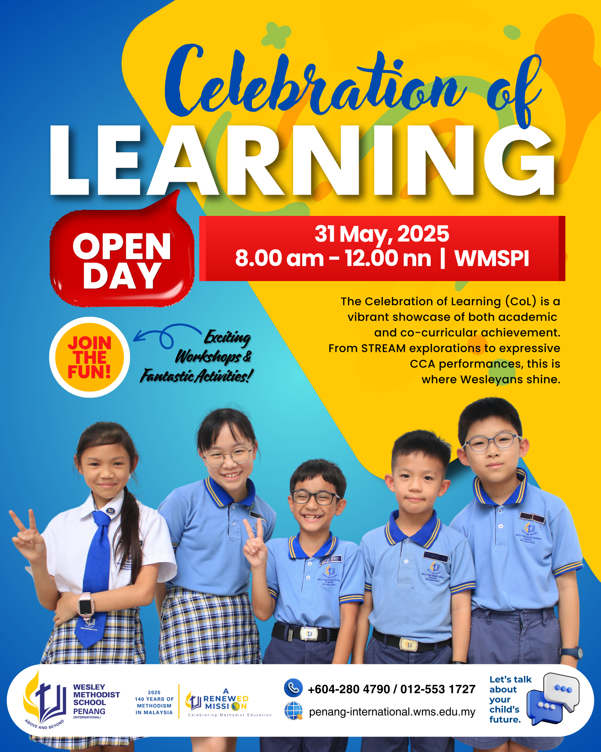Celebration of Learning Open Day