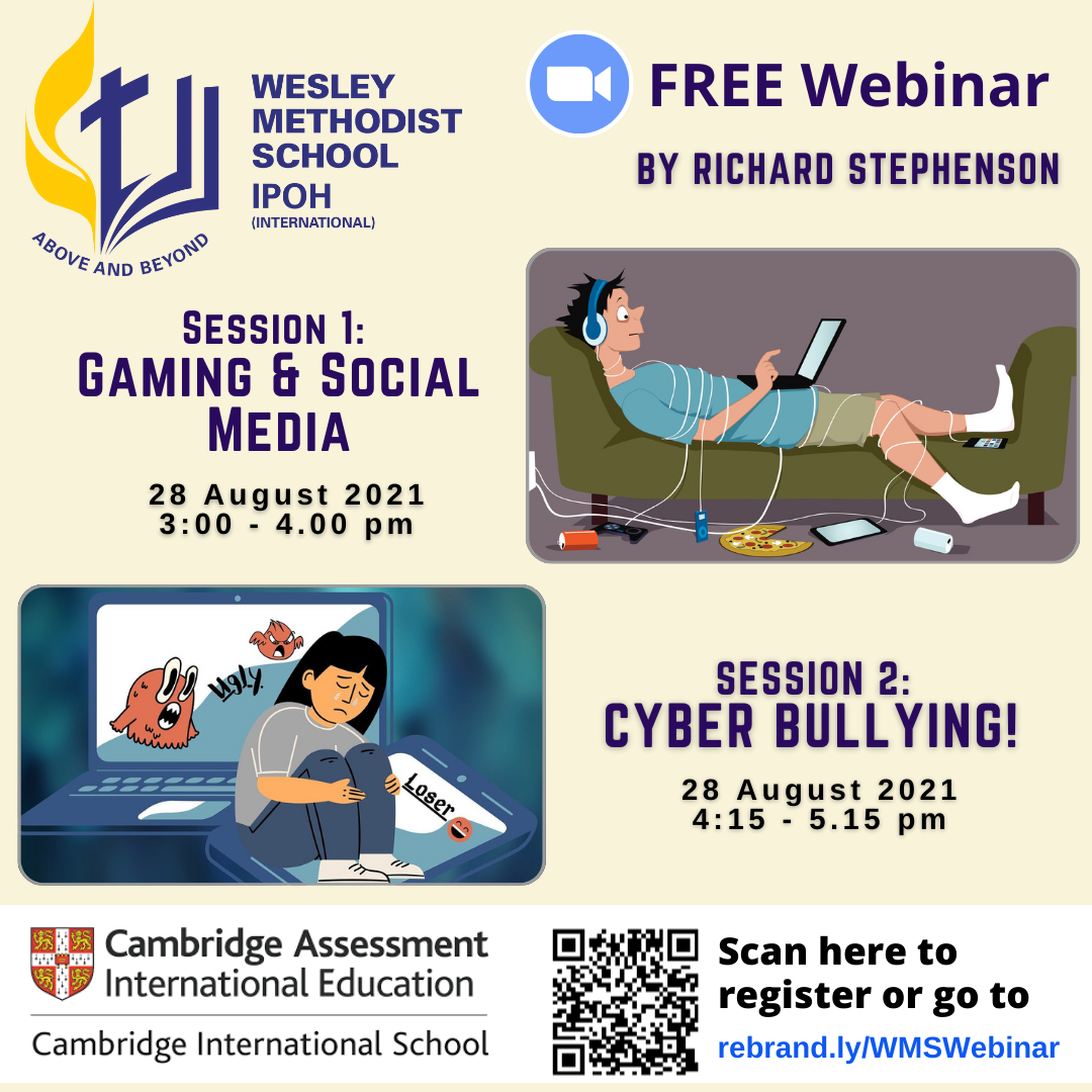 Free webinar on Gaming, Social Media & Cyber Bullying